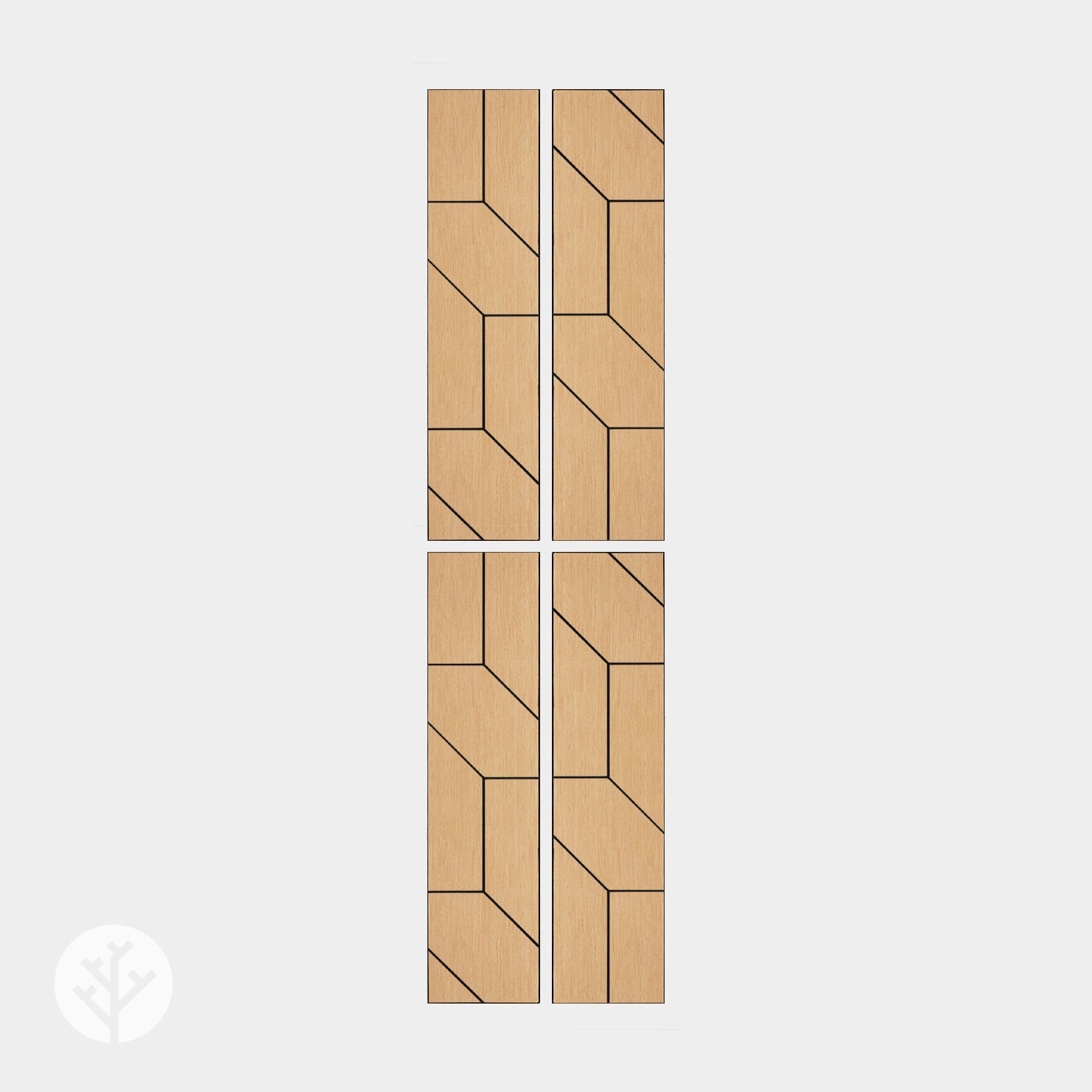 Geo-Lite® Trapeze Geometric Wall Panels