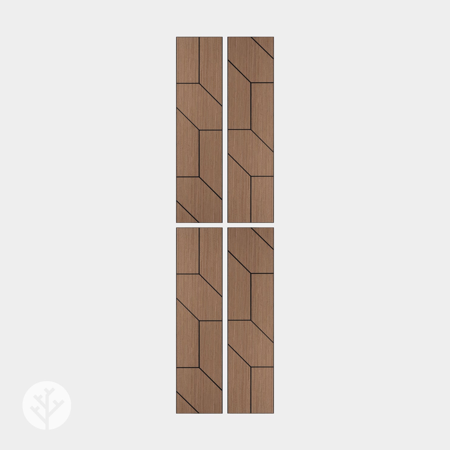 Geo-Lite® Trapeze Geometric Wall Panels