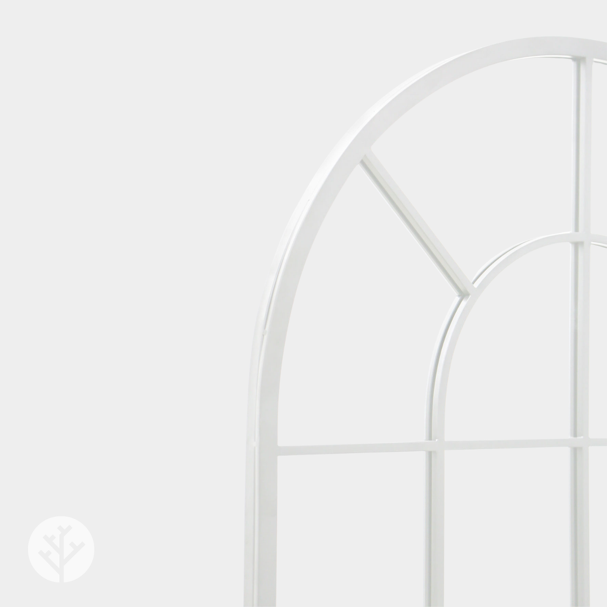 WVH® | The Arch Grid | Metal Frame Leaner and Wall-Mountable Mirrors