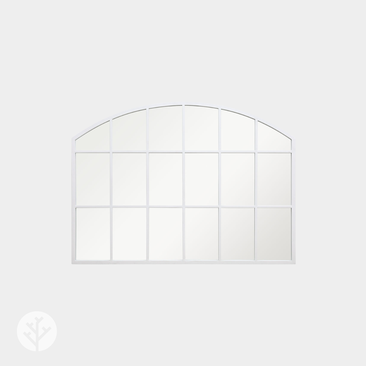 WVH® | The Arch Wide Grid | Metal Frame Garden Leaner and Wall-Mountable Mirrors