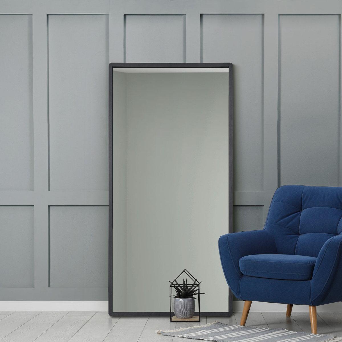 WVH® | The Natural Rectangular | Classic Leaner and Wall-Mountable Mirrors