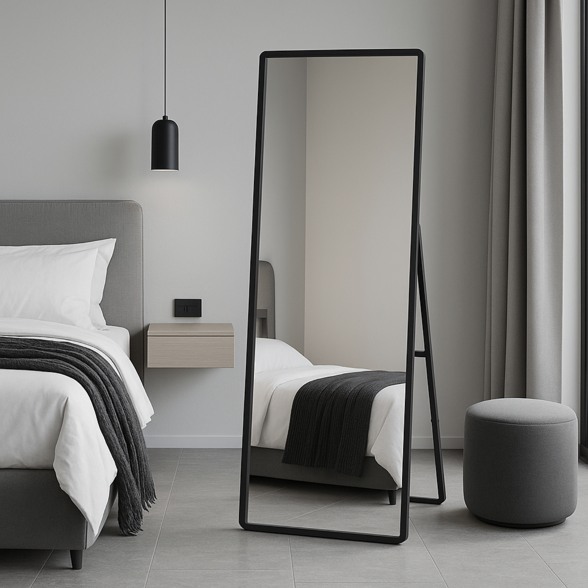 WVH® | The Natural Cheval | Free-Standing and Wall-Mountable Mirrors