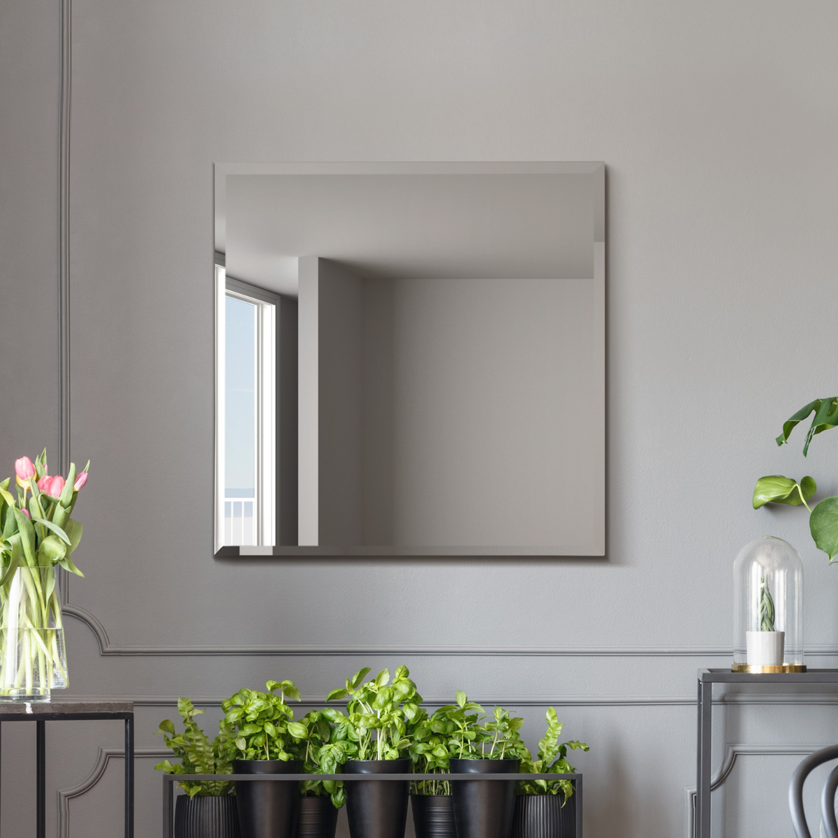 WVH® | The Frameless Rectangular | Classic Wall-Mountable Mirrors