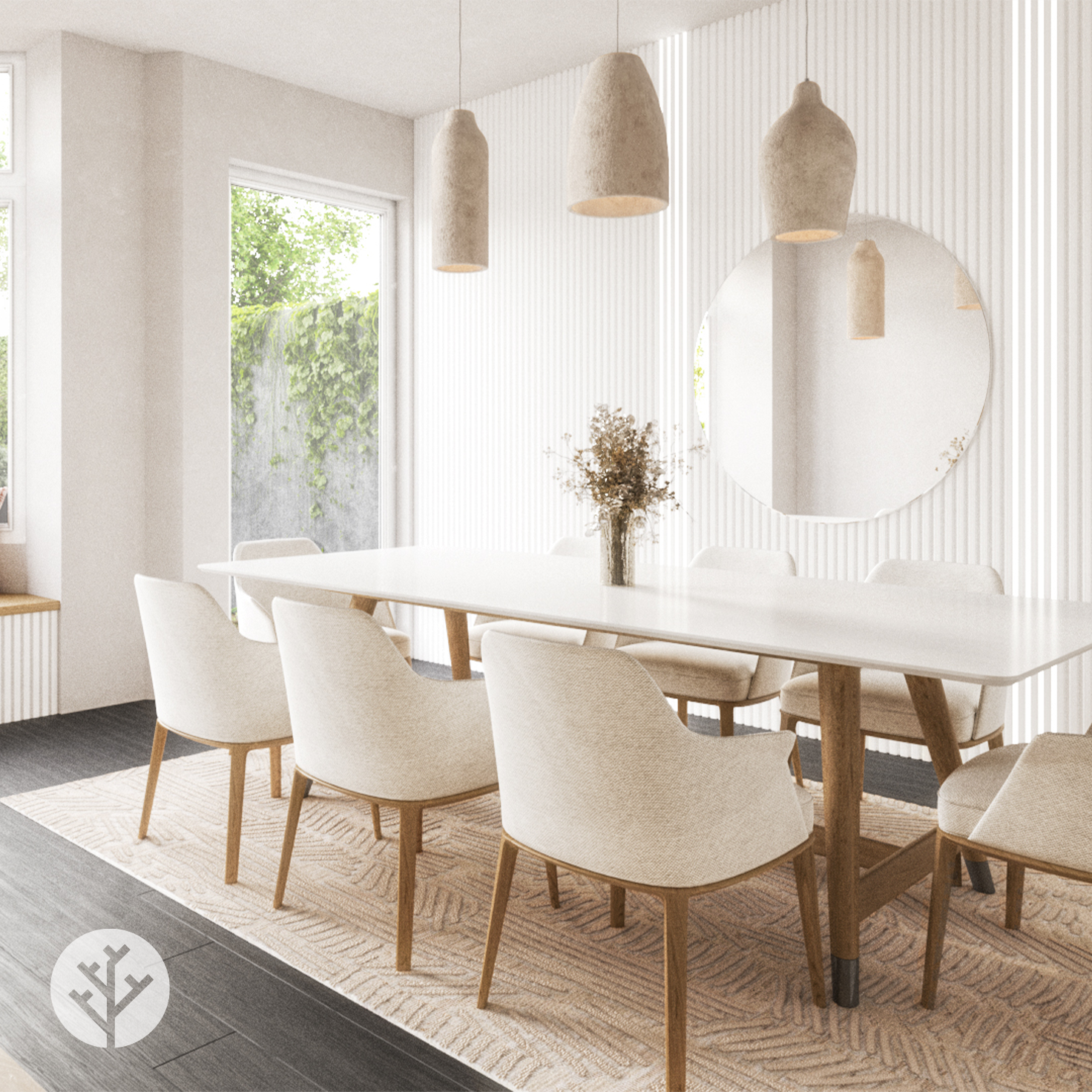 Acupanel® Contemporary White Wrapped Acoustic Wall Panels