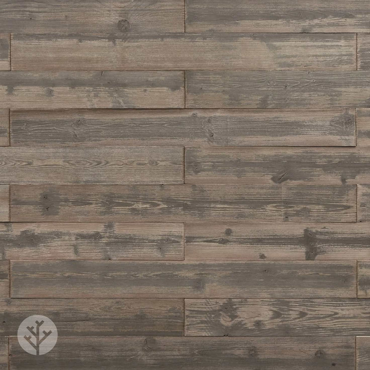 Reclaimed Brown Peel and Stick Wood Wall Panels