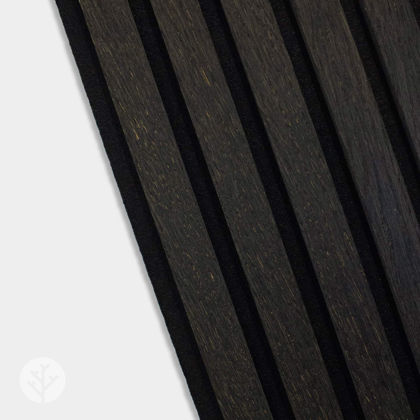 Acupanel® Charcoal Black Oak Acoustic Wood Wall Panel
