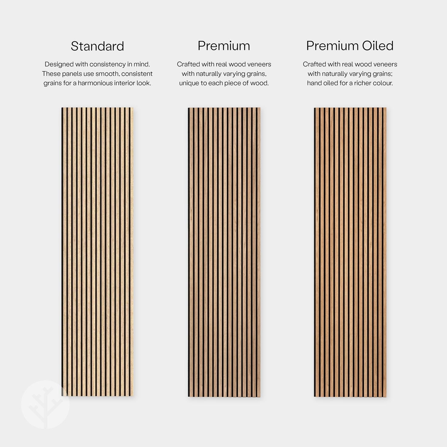 Acupanel® Contemporary Oak Acoustic Wood Wall Panels