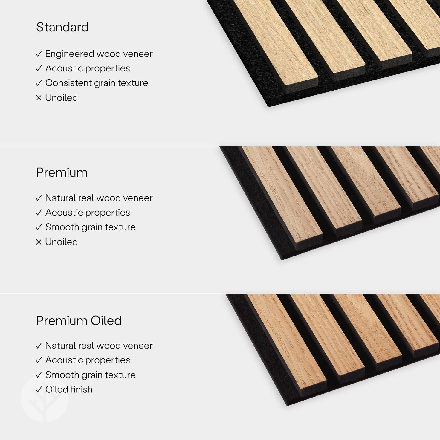 Acupanel® Contemporary Oak Acoustic Wood Wall Panels