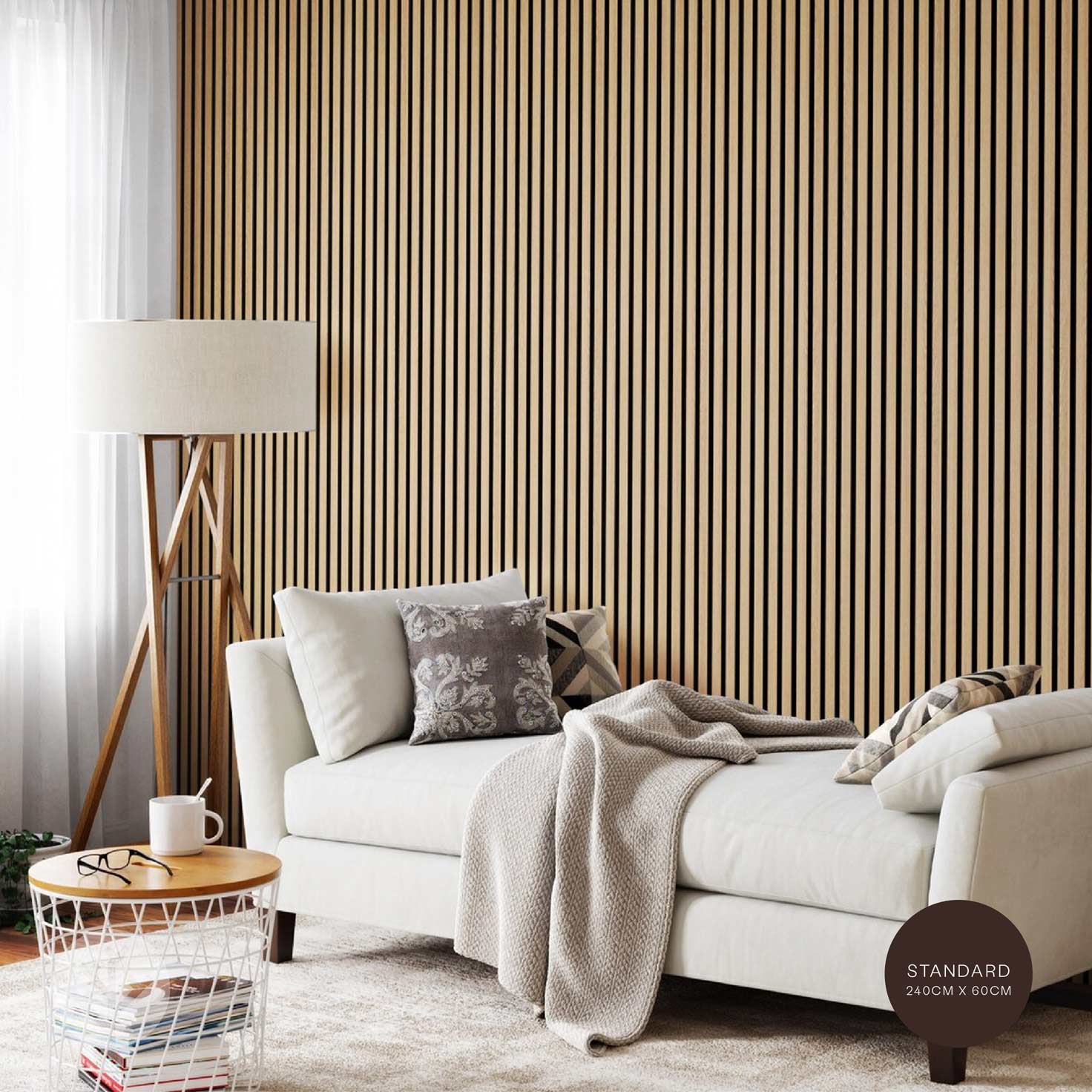 Acupanel® Contemporary Oak Acoustic Wood Wall Panels