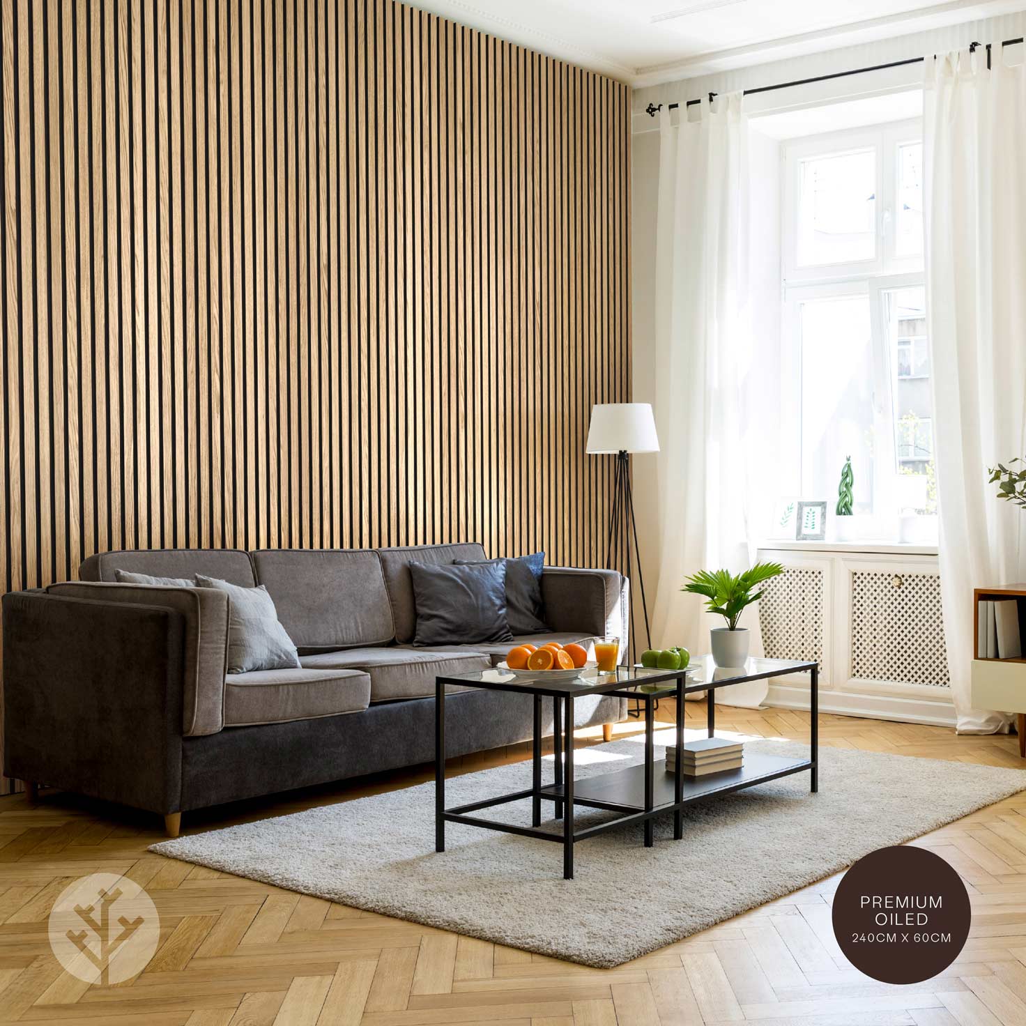 Acupanel® Contemporary Oak Acoustic Wood Wall Panels