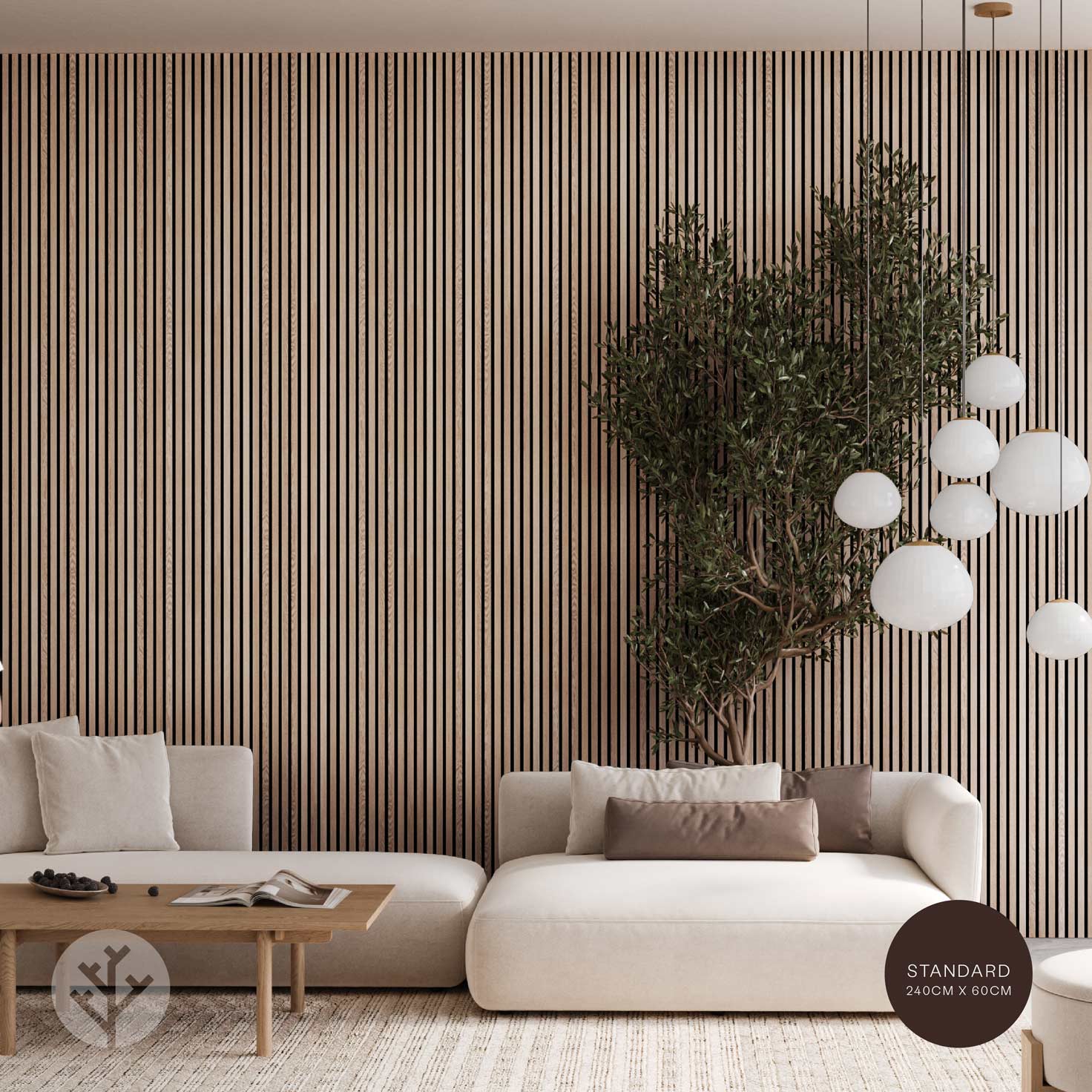 Acupanel® Contemporary Oak Acoustic Wood Wall Panels