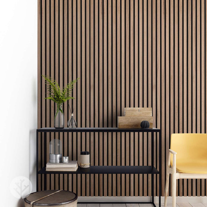 Acupanel® Contemporary Walnut Acoustic Wood Wall Panels
