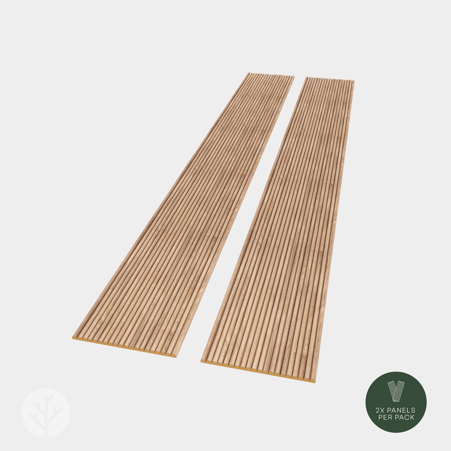 Flutto® Oak Mini-Ridge Flexible Tambour Wood Panels