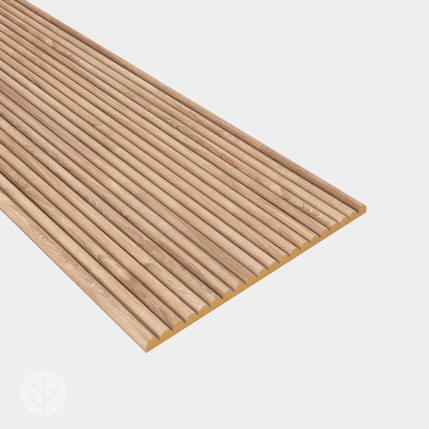 Flutto® Oak Mini-Ridge Flexible Tambour Wood Panels