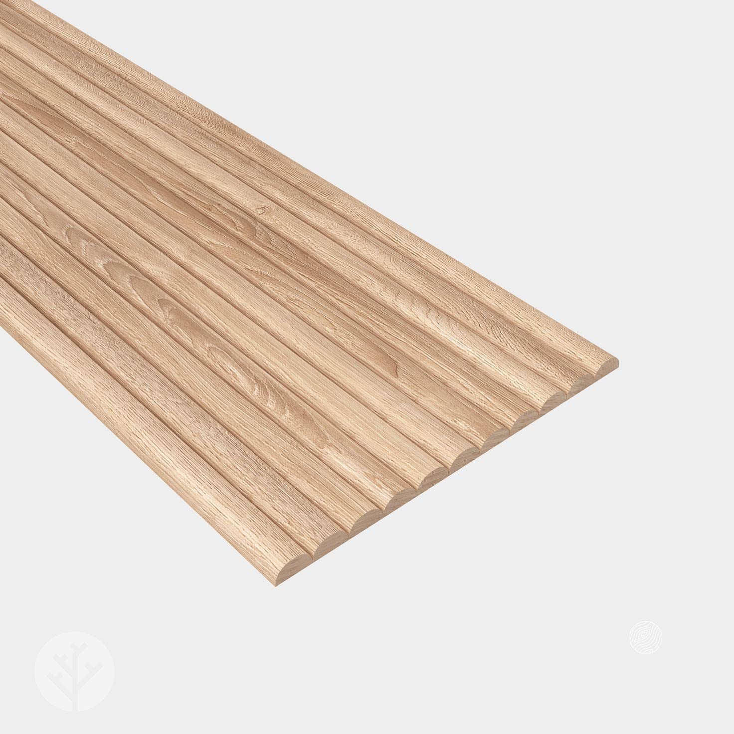 Flutto® Oak Ridge Flexible Tambour Wood Panels