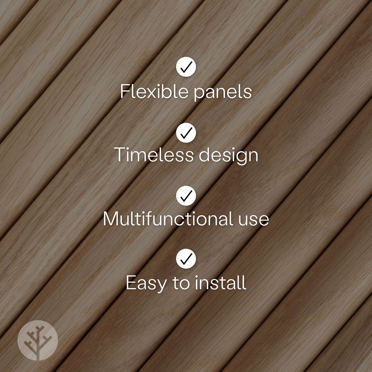 Flutto® Oak Ridge Flexible Tambour Wood Panels