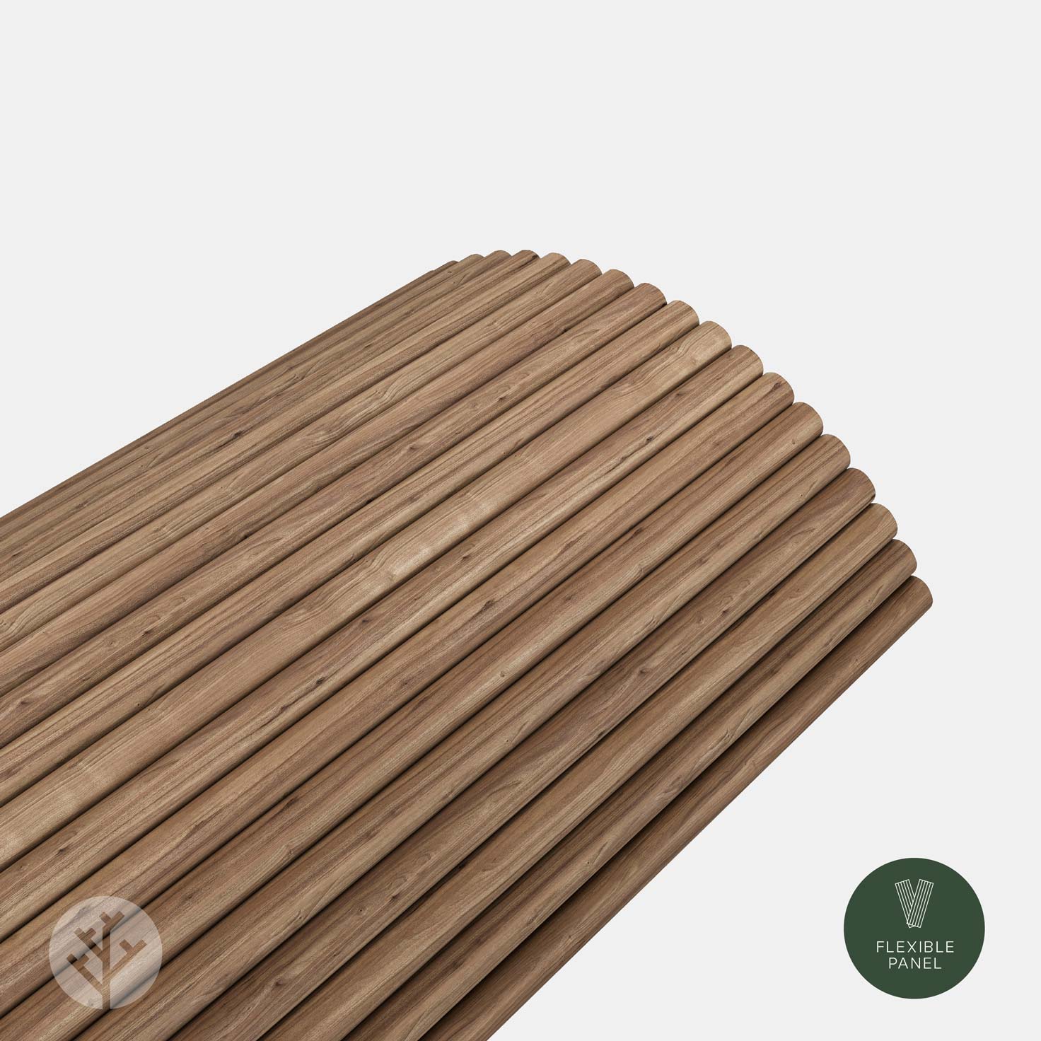 Flutto® Walnut Ridge Flexible Tambour Wood Panels