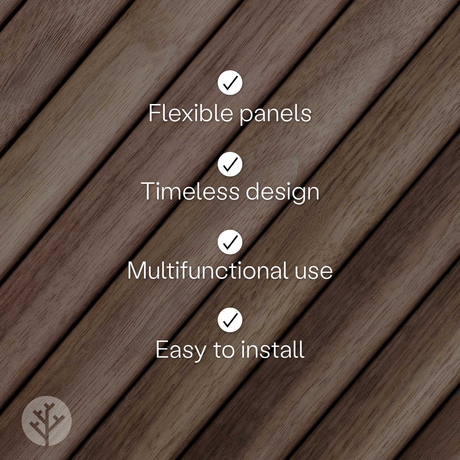 Flutto® Walnut Ridge Flexible Tambour Wood Panels