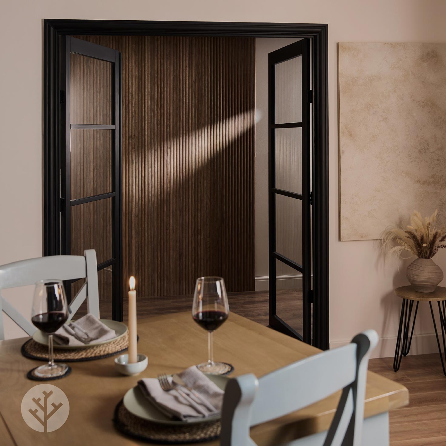 Flutto® Walnut Ridge Flexible Tambour Wood Panels
