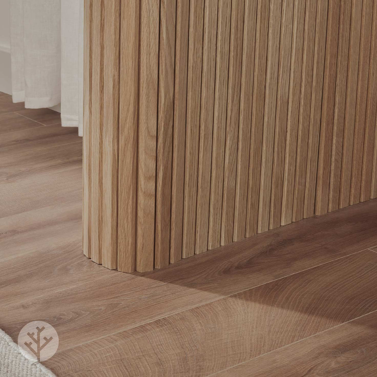 Flutto® Oak Slat Flexible Tambour Wood Panels