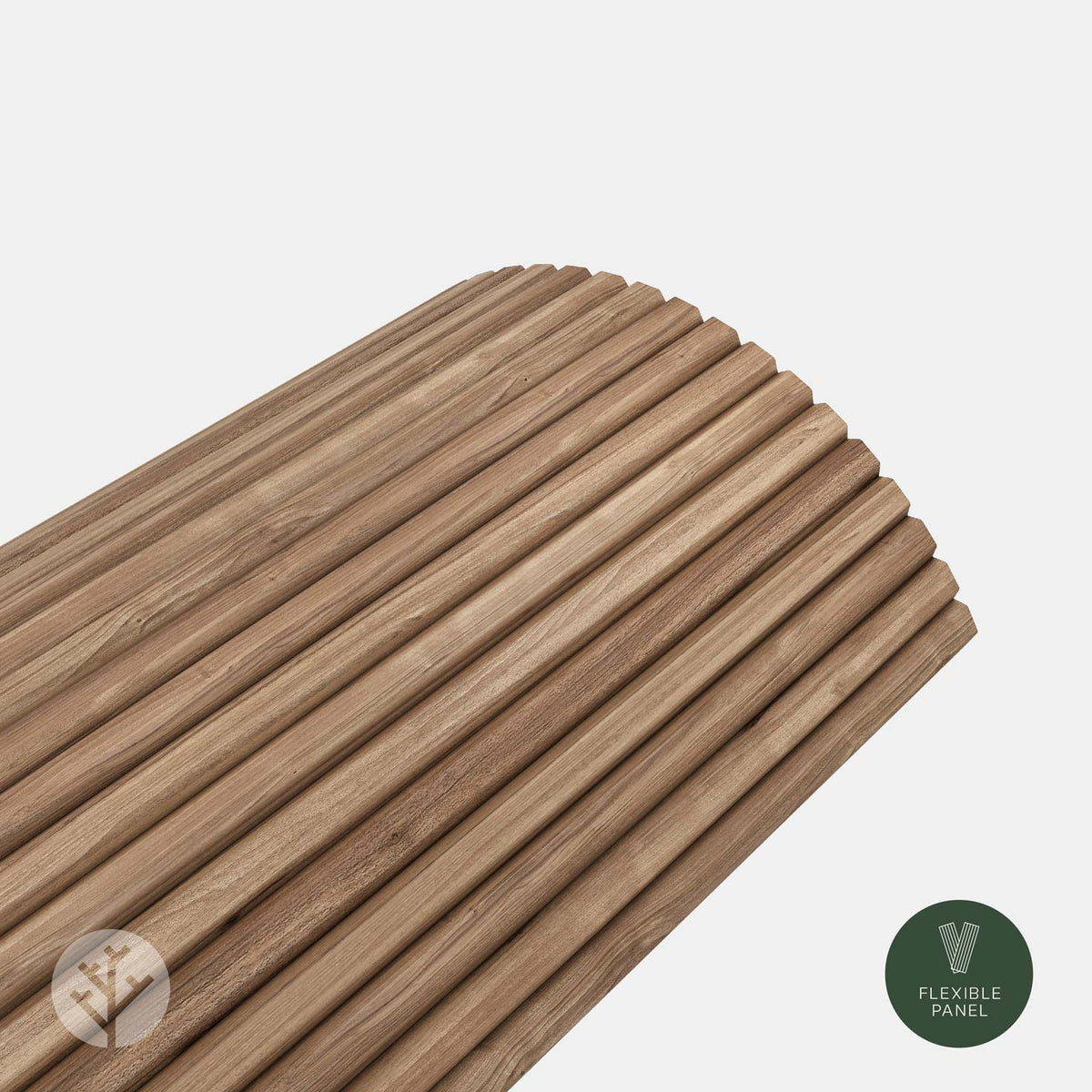 Flutto® Walnut Slat Flexible Tambour Wood Panels