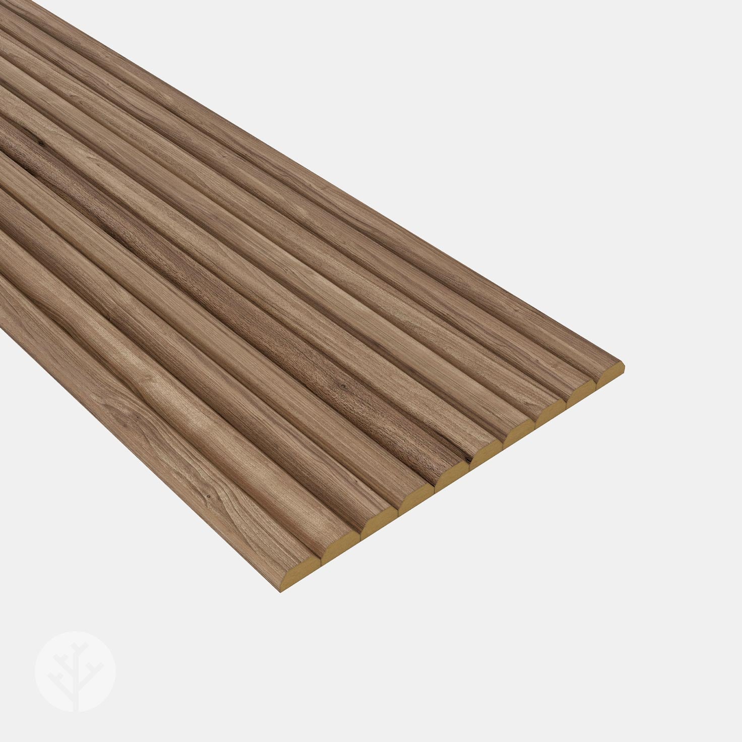 Flutto® Walnut Slat Flexible Tambour Wood Panels