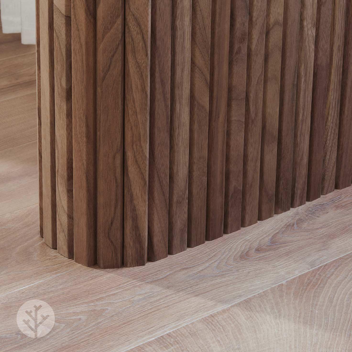 Flutto® Walnut Slat Flexible Tambour Wood Panels