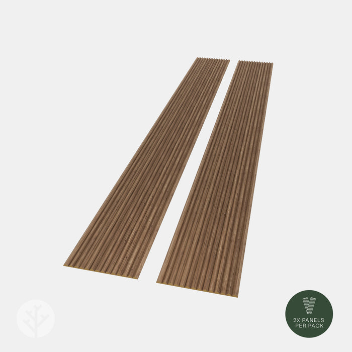Flutto™ Walnut Zigzag Flexible Tambour Wood Panels