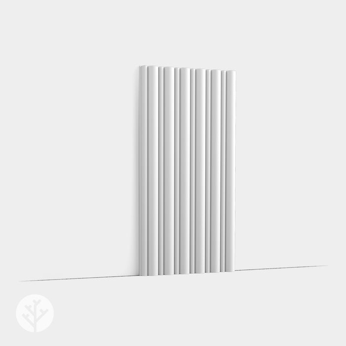 Flute 3D Paintable Wall Panels | Orac WX211