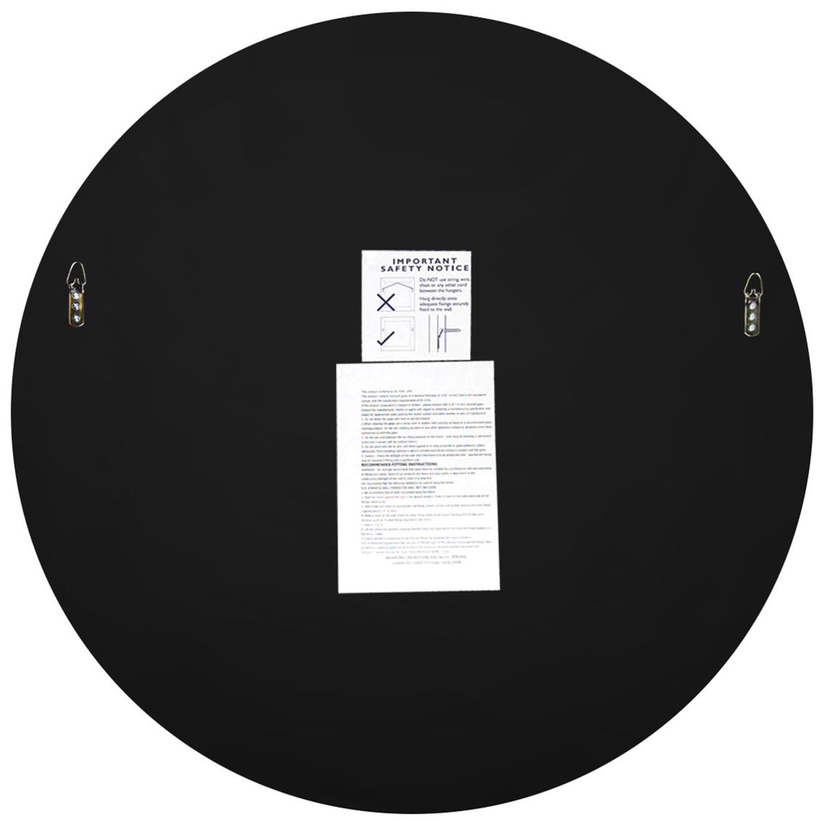 WVH® | The Frameless Round | Wall-Mountable Mirrors