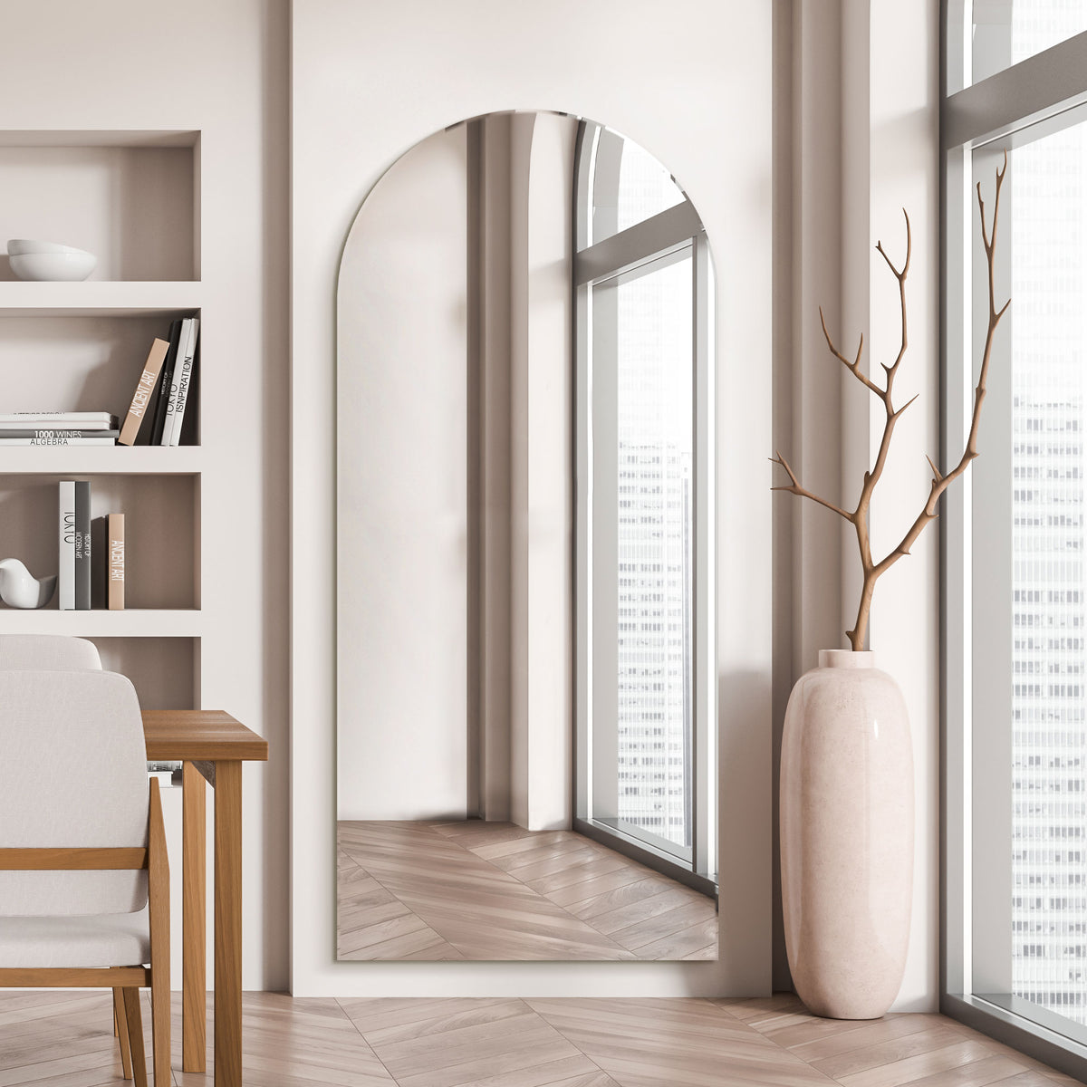 WVH® | The Frameless Arched | Wall-Mountable Mirrors