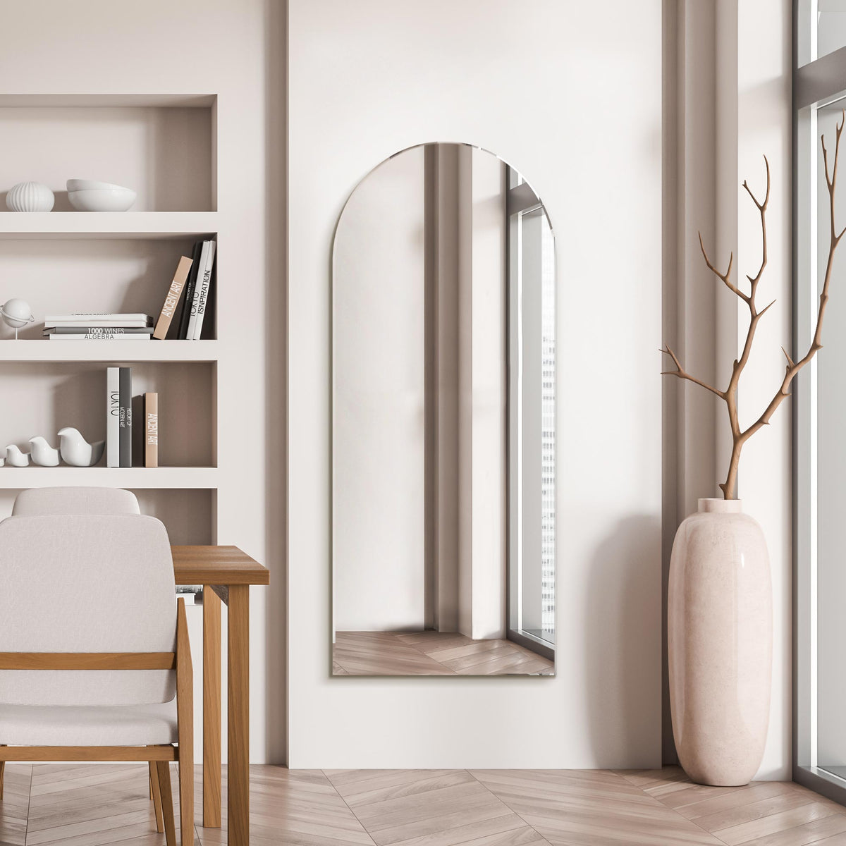 WVH® | The Frameless Arched | Wall-Mountable Mirrors