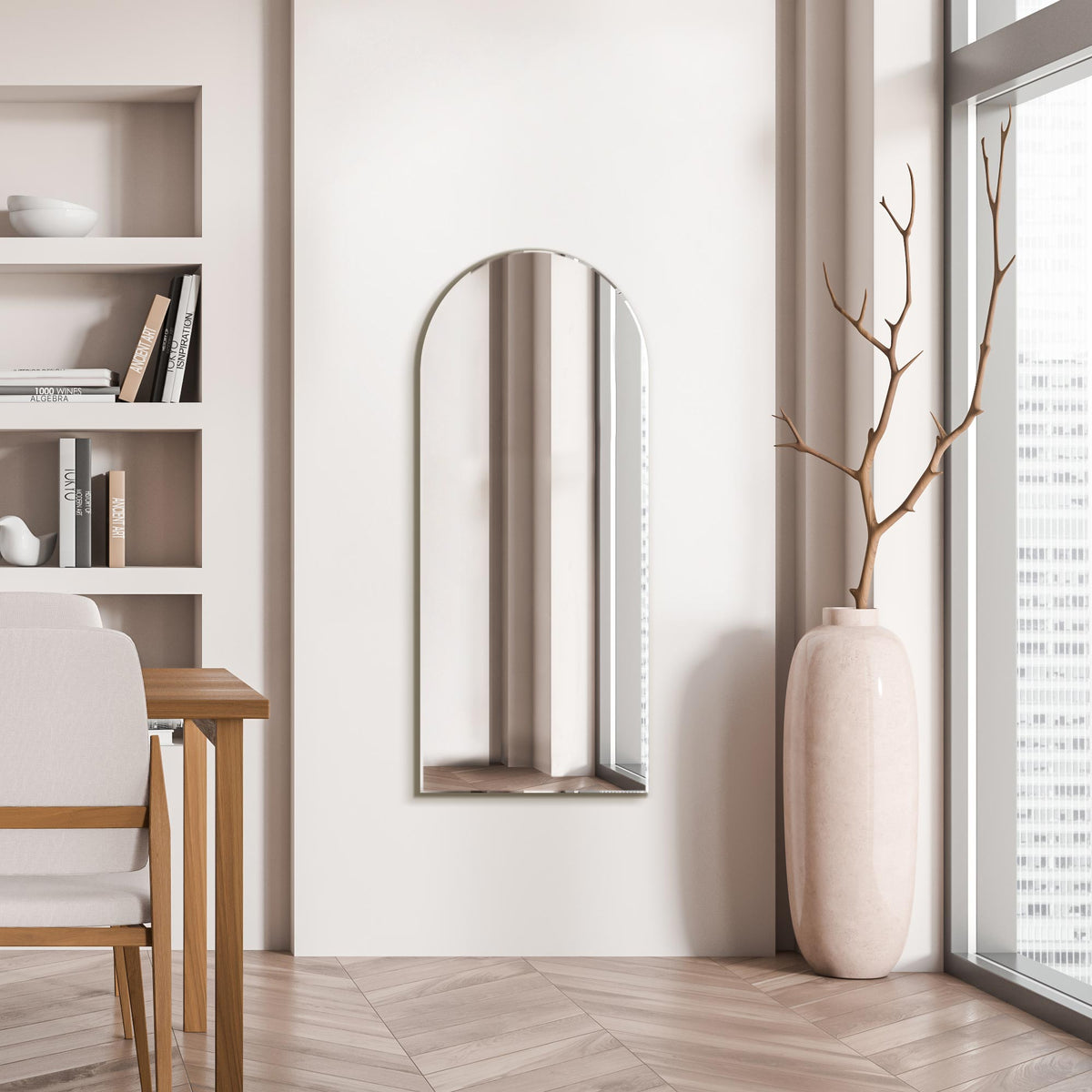 WVH® | The Frameless Arched | Wall-Mountable Mirrors