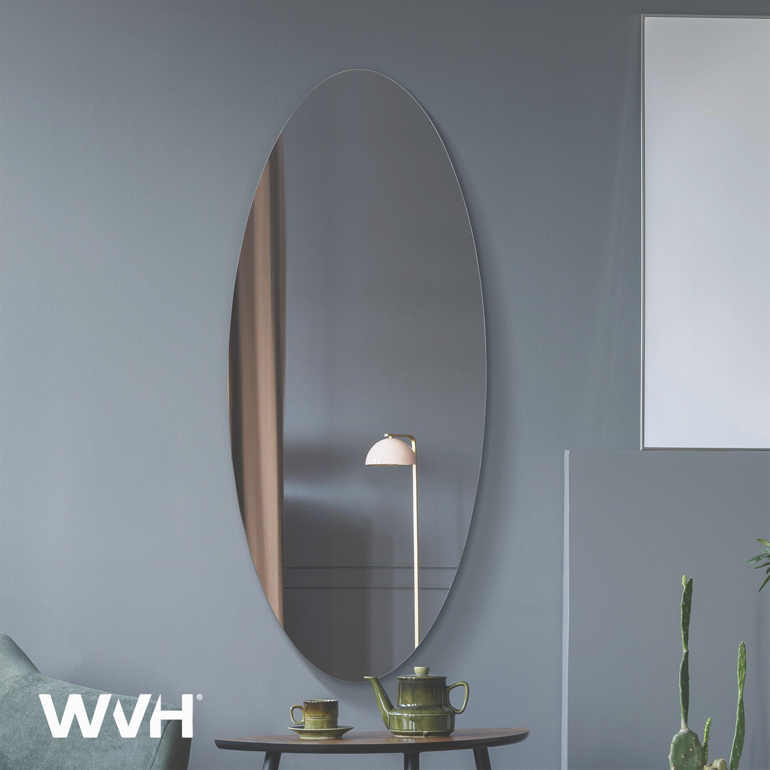 WVH® | The Ovate | Frameless Wall-Mountable Mirrors