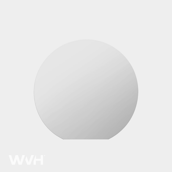WVH® | The Round Flat-Base | Frameless Wall-Mountable Mirrors