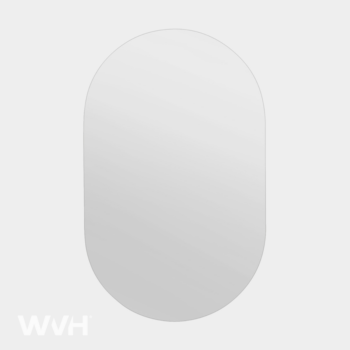 WVH® | The Oval | Frameless Wall-Mountable Mirrors