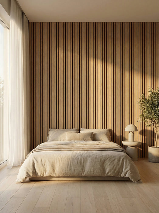 Acupanel® Luxe Natural Oak Acoustic Wood Wall Panels