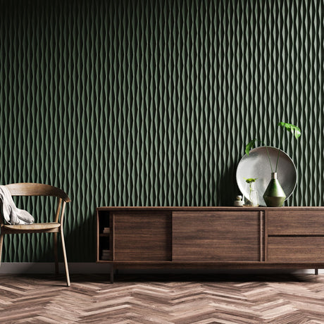 Ridge 3D Paintable Wall Panels | Orac W112