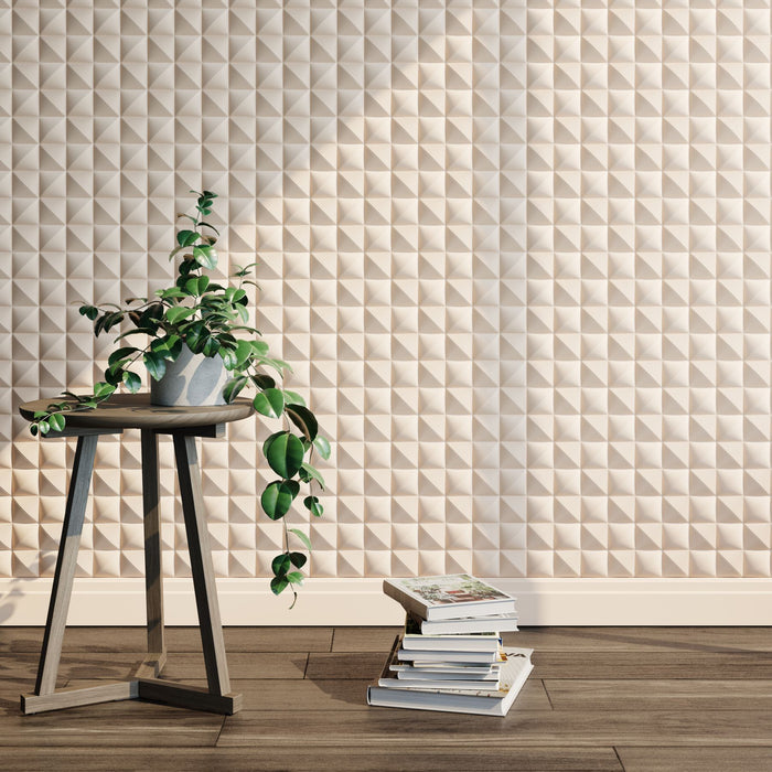 Cobble 3D Paintable Wall Panels | Orac W113