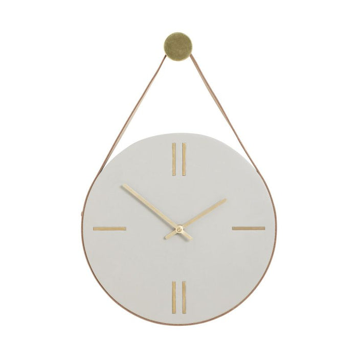 Hübsch | Patina Brass | Drop Clock