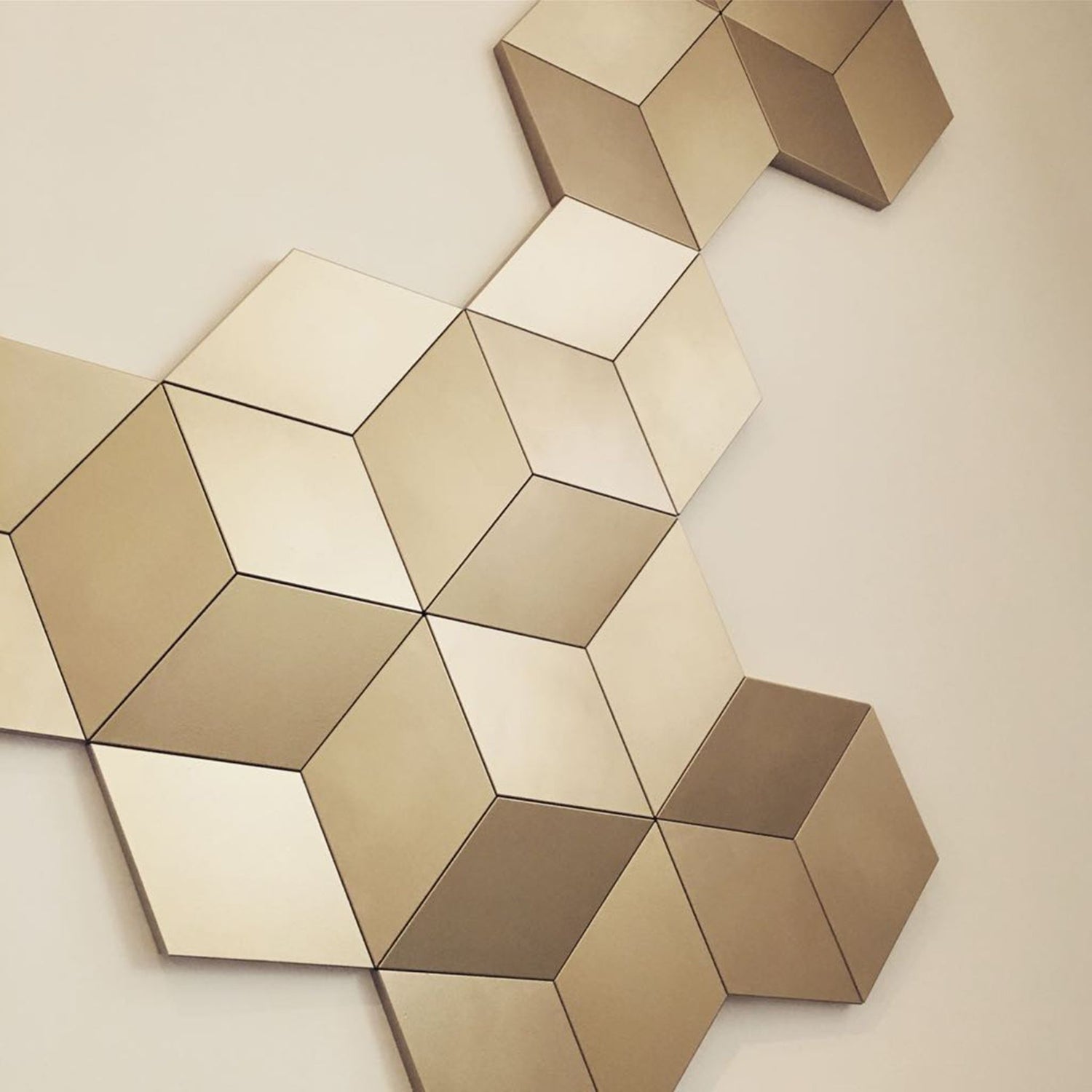 Rhombus 3D Paintable Wall Panels | Orac W105
