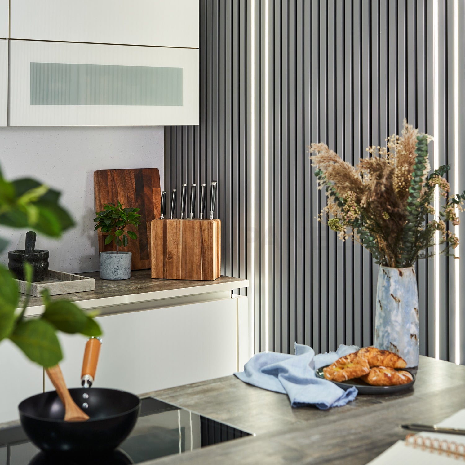 Acupanel® Contemporary Arctic Grey Wrapped Acoustic Wall Panels