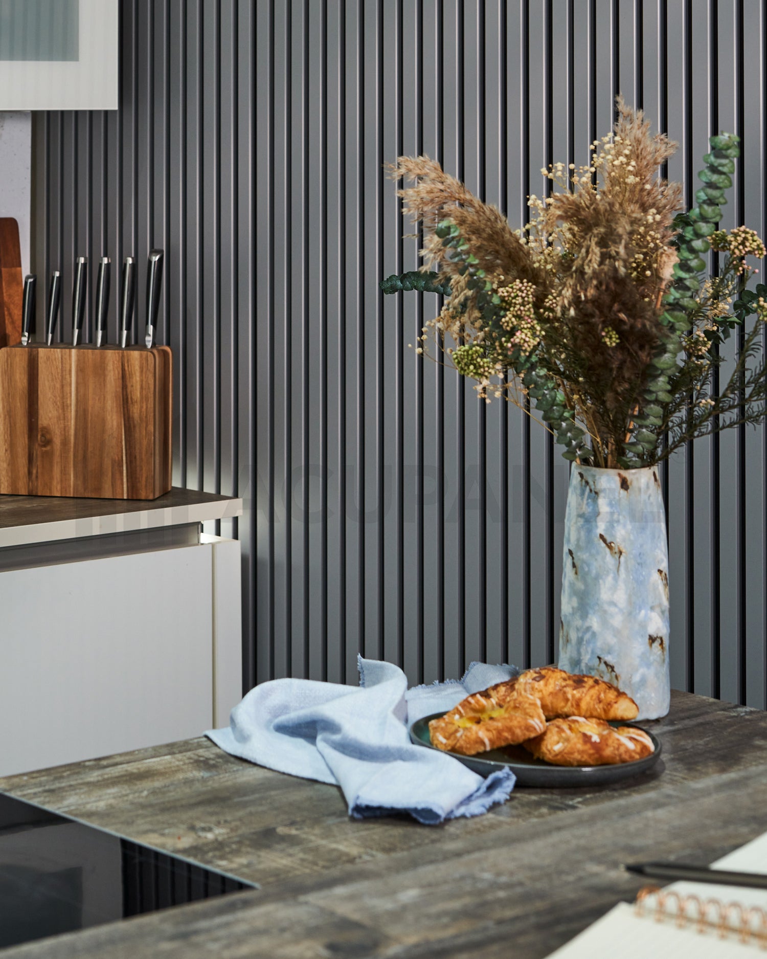 Acupanel® Contemporary Arctic Grey Wrapped Acoustic Wall Panels
