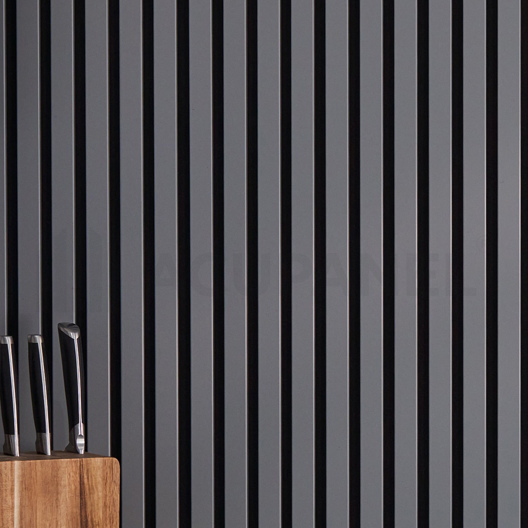 Acupanel® Contemporary Arctic Grey Wrapped Acoustic Wall Panels