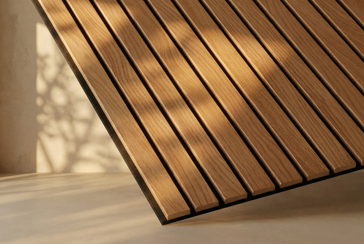Acupanel® Luxe Natural Oak Acoustic Wood Wall Panels