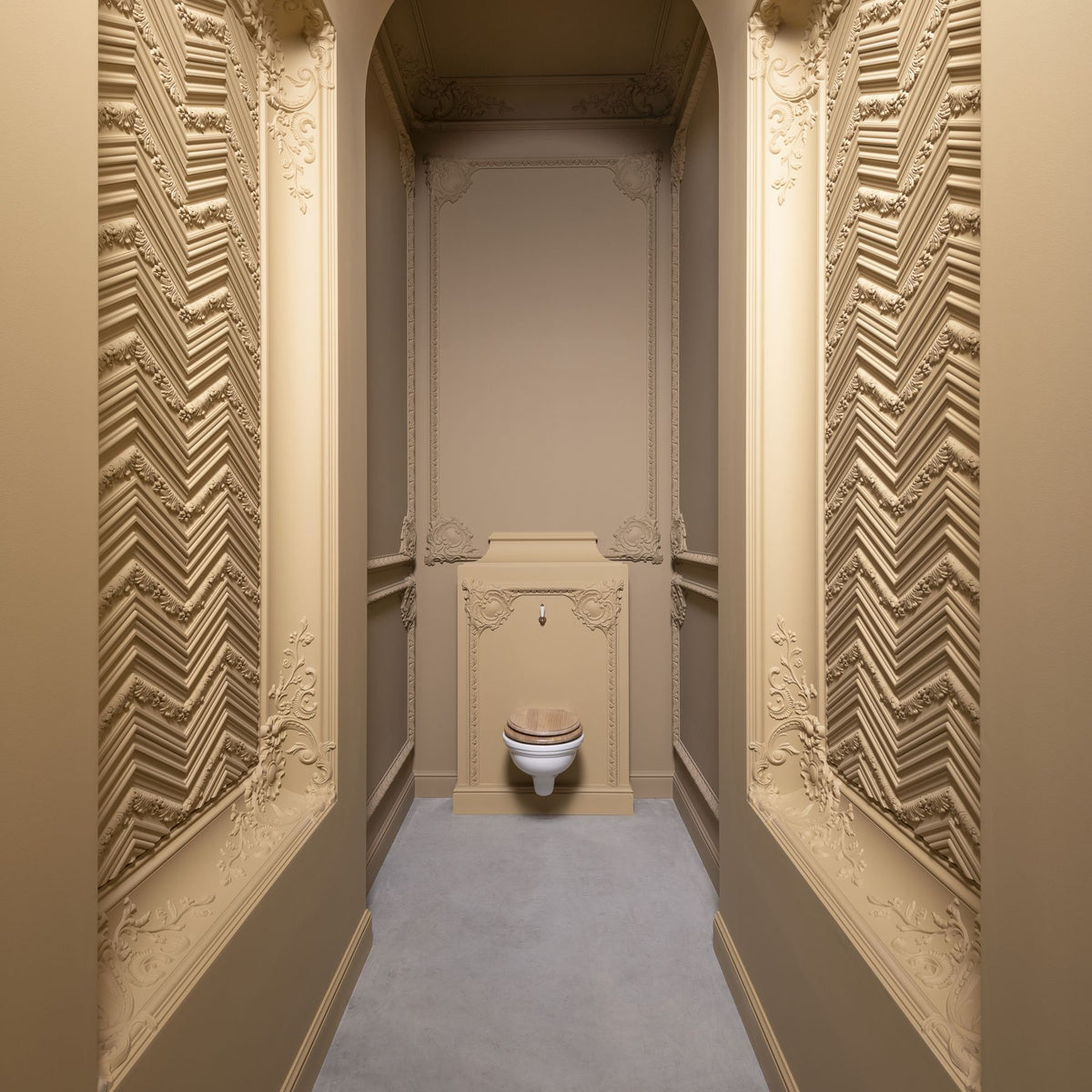 Chevron 3D Paintable Wall Panels | Orac W130