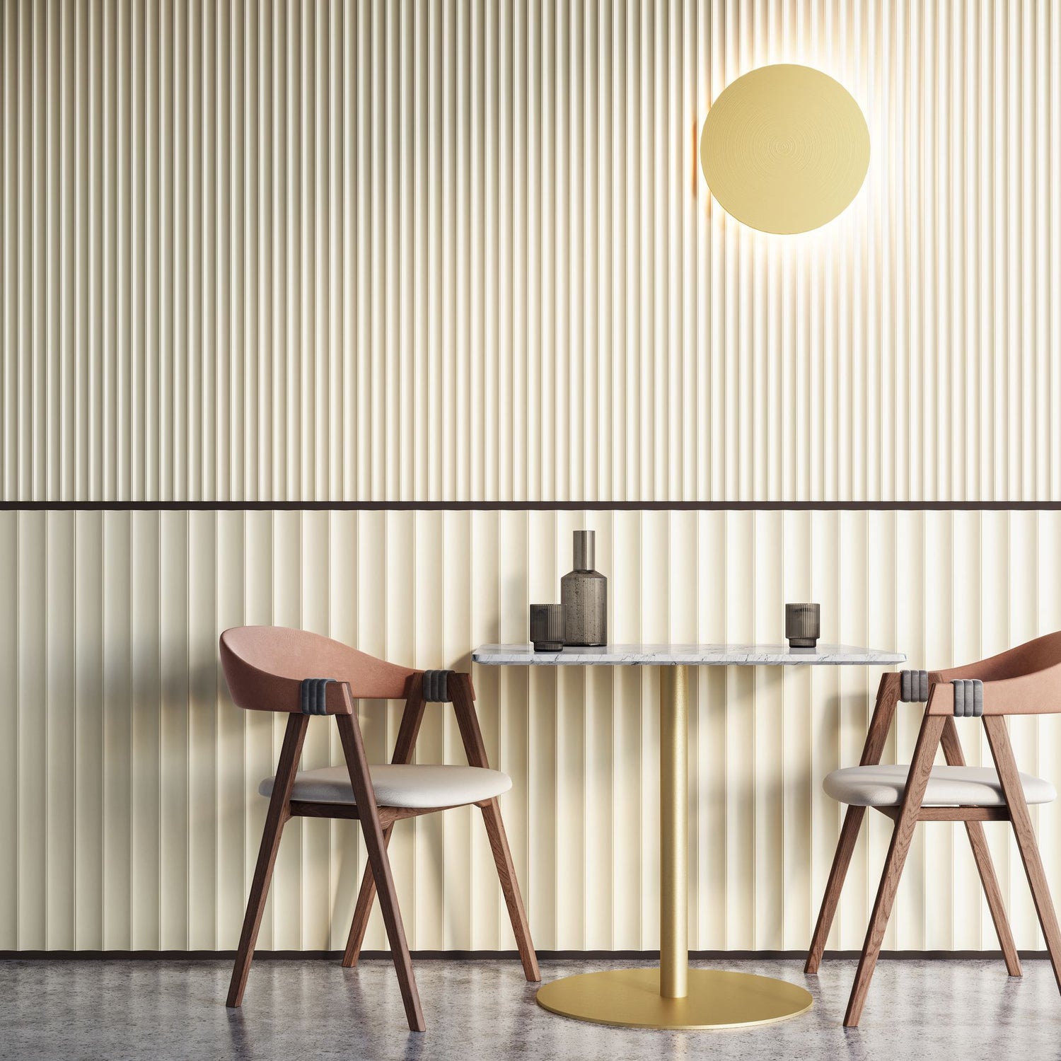 Valley 3D Paintable Wall Panels | Orac W109