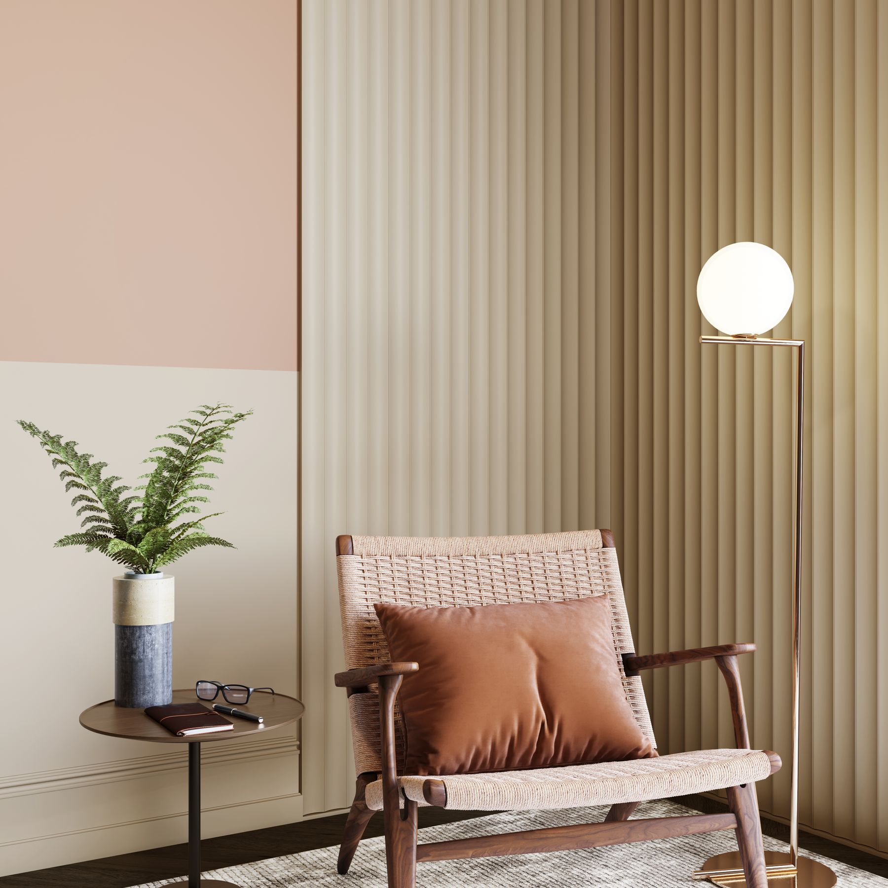 Valley XL 3D Paintable Wall Panels | Orac W114