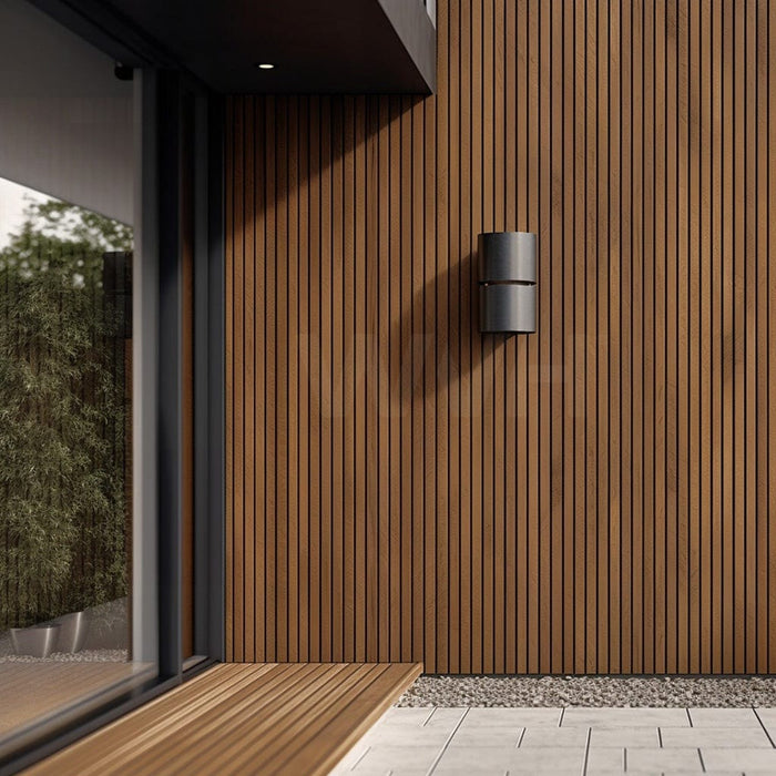 Acupanel® | Oak | Exterior Composite Wood-Effect Slat Wall Panels