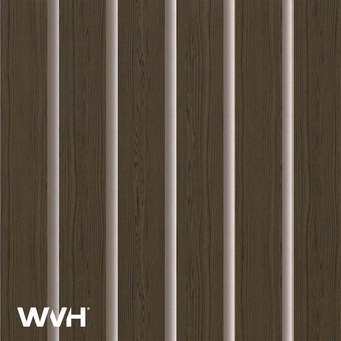 Acupanel® Smoked Oak Fire-Rated Acoustic Wood Wall Panels
